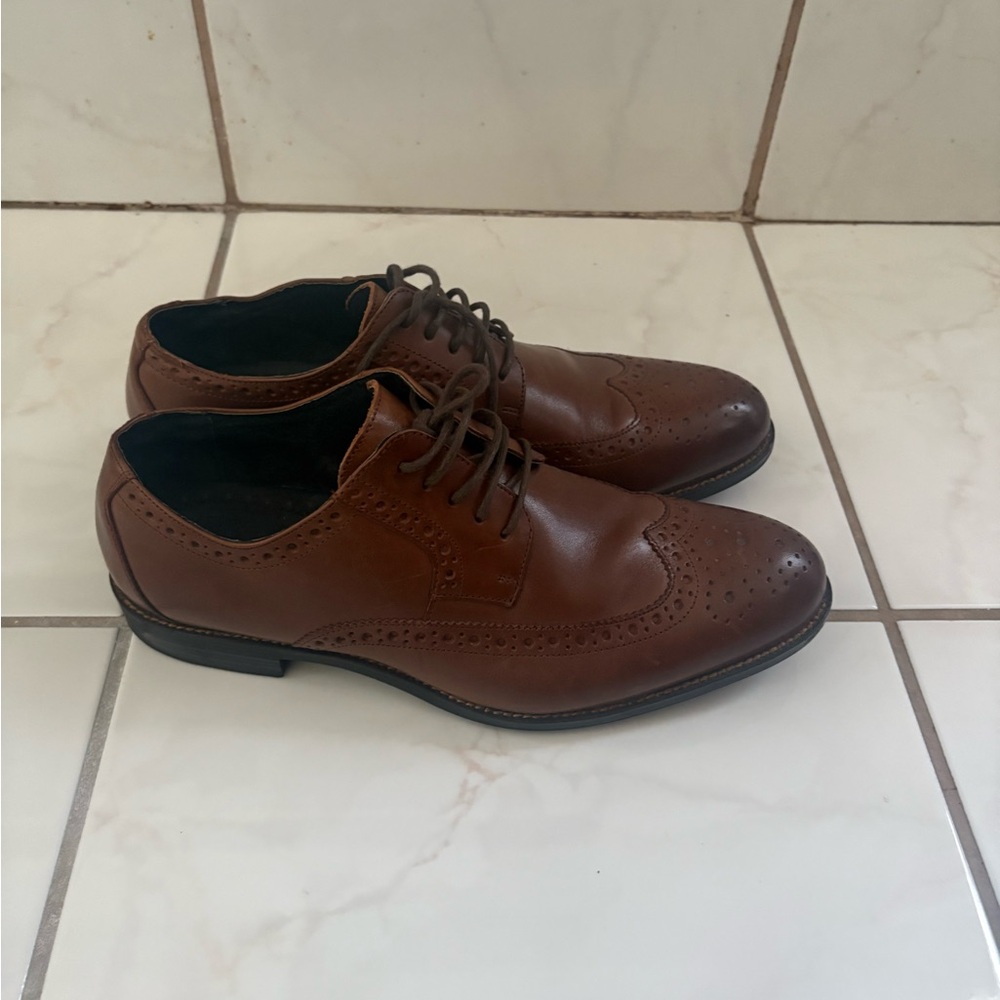 Stacy Adams Brown Leather Oxfords